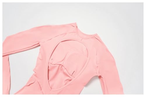 Ropa de yoga para mujer con espalda hueca y ajuste tridimensional negro L 6