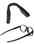 Saucer Replacement Nose Pieces Pads for Oakley Hex Jector OX8032 Eyeglasses - Standard Black