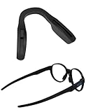 SAUCER Ersatz-Nasenstück-Pads für Oakley Hex Jector OX8032 | OX8174F Brillen, Standard, Schwarz