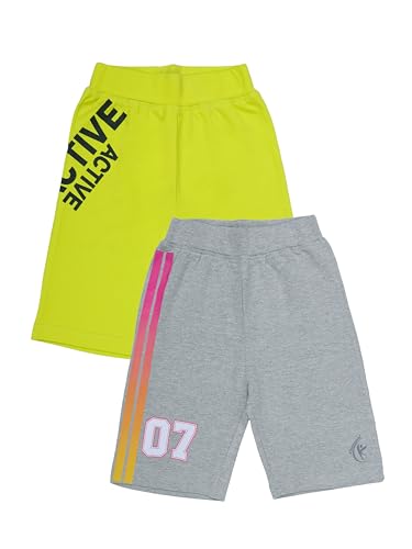 Image of KiddoPanti Girls Knee Length Cycling Shorts Pack of 2