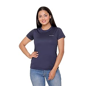 PRINCINN MEYER Women’s Dryfit Round Neck Solid T-Shirt