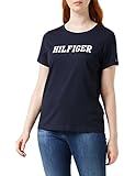 camisas tommy hilfiger mujer imitacion  Tommy Hilfiger Cn tee SS Hilfiger Camisa, Desert Sky, LG para Mujer