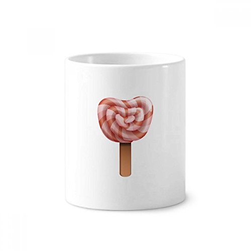 Pot à pinceaux Rouge Candy Crème glacée Tasse déco pour embellir votre bureau ou salle de bain
