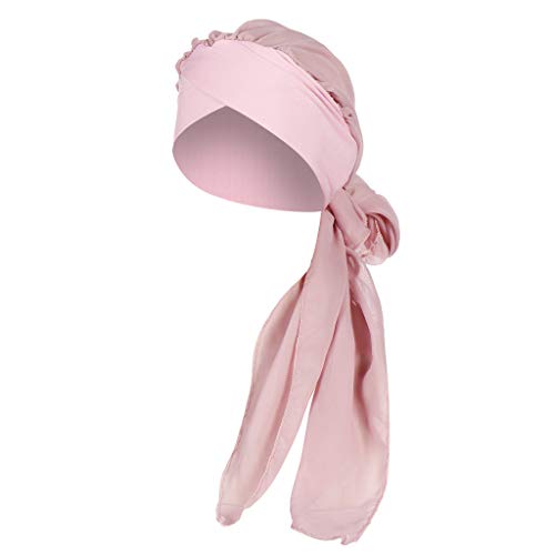 KaloryWee-Chemo-Turban-Hut-fuer-Krebs-Damen-Kopfbedeckung-Kopftuch-Schal-Kappe-fuer-Damen-Gr-Einheitsgroesse-Rose