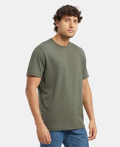 Image of Jockey 2714 Men Super Combed Cotton Rich Round Neck Half Sleeve T-Shirt