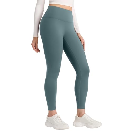 yakyamgi 7/8 Leggings for Women Tummy Control High Waisted Seamless Stretchy Legging Tights Running Compression Yoga Tights Stretchy Booty Lifting Butt Scrunch Capri Leggings 2026 Spring Fall Outfits