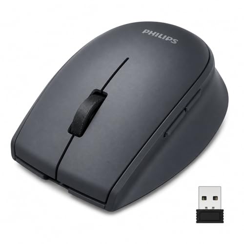 PHILIPS Wireless Mouse Bluetooth & 2.4GHz Silent Computer Mouse - image 1