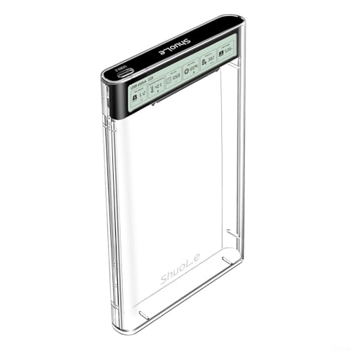 Caja de disco duro de 2 5 pulgadas para unidades SATA III, USB 3 2 con eficiencia de transferencia de datos mejorada (1)