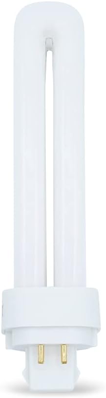 Replacement for Sylvania Dulux D/e 18w/27k Light Bulb 18W CFL Bulb - T4 Dual U-Bent Tube Compact Fluorescent Bulbs - G24Q-2 Base - 2700K Warm White - 1 Pack
