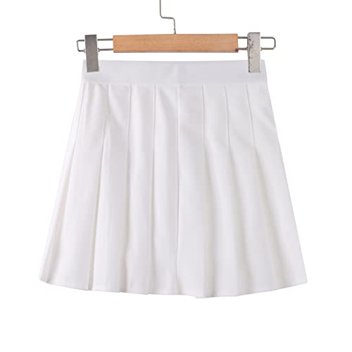 Preppy Style Classic Skirts Women's Pleated A-Line Skirt Pleated Skirt Mini Skirt Outing Date Solid Color Skirts4