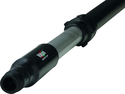 Vikan ergonomischer Aluminium-Teleskopstiel mit Wasserdurchlauf 1 m bis 1,6 m