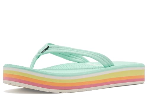 Image of Hari Mari- Dunes Sunset- Women's Retro Inspired Platform Boat-Safe Flip Flops- No Break Ins, Firm Arch Support, Antimicrobial, and Floats in Water