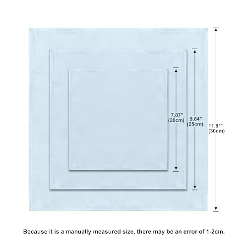 Image of Men's Pocket Square, Solid Color Boys Handkerchiefs for Men Wedding Party