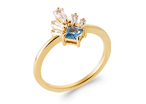 Bague en plaqué Or 18 carats avec son sachet velours le cadeau chic idéal