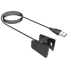 Kissmart Charger for Fitbit Charge 2, Replacement Charging Cable Cord for Fitbit Charge 2 Smart Wristband 3.3ft/1m