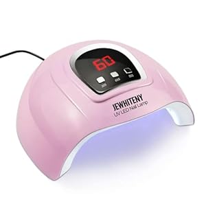 UV LED Nail Lamp 54W, Professional Nail Dryer Gel Polish Light, UV Light with 3 Timer Setting, Curing Gel LED Dryer, Art Tools with Automatic Sensor, LCD Display