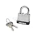 General Security Laminated Steel Padlock with Bumper and Two Keys - Keyed Differently