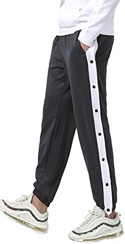 Men's Jogging Track Pants, Side Striped 