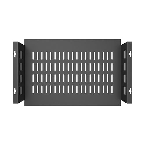 JINGCHENGMEI Under Desk Computer Mount for Small Form Factor SFF Computers and PCs, Product Using Space 17.3\" x H 4\" x D 12\", Compatible with PlayStation 4, PS4 Slim, PS4 Pro for Under Desk Gaming