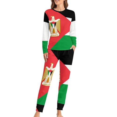 Palestine Palestinian Flag Funny Women's Pajama Set
