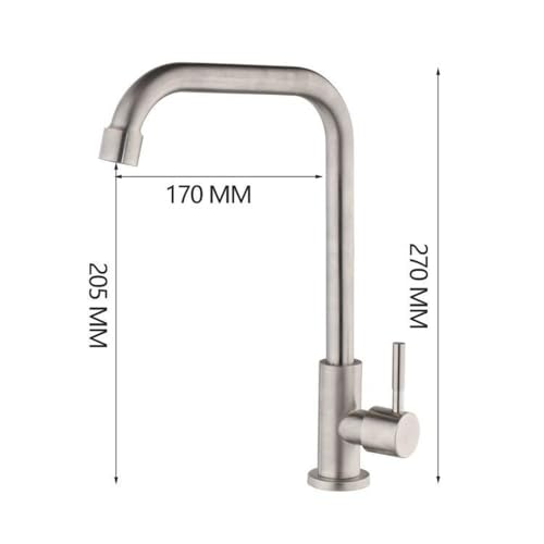 Robinet d'évier eau froide seule pour résoudre les problèmes d'espace et de petit budget