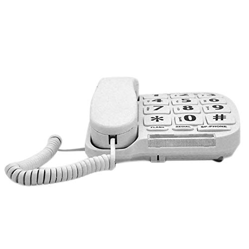 Jekavis Jf11W Big Button Corded Phone For Elderly Amplified Phones For Hearing Impaired Seniors With Loud Handsfree Speakerphone #TOP6