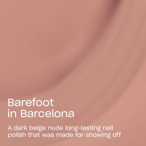 OPI Infinite Shine Nail Polish - It Never Ends - Gel Like & Long Lasting Brown Crème Nail Polish - with Pre-Cured Gel Technology & OPI Pro-Wide Brush (15ml)