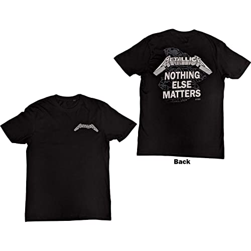 T-Shirt Metallica Homme Rock Off Vêtement Rock Sound Unisexe Taille S