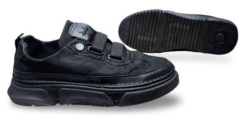 Image of Casual Platform Sneakers for Men, Chunky Sole, Lace-up Design