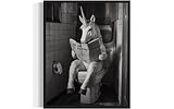 Unicorn on Toilet Bathroom Wall Art Print Poster, Animal Restroom Decor Posters Prints Home Picture Painting Artwork 145 (Unicorn, 8 x 10 inches, Unframed)