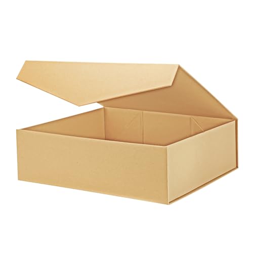 PACKHOME 3 Extra Large Kraft Gift Box Magnetic Lid 17x14.5x5.5in