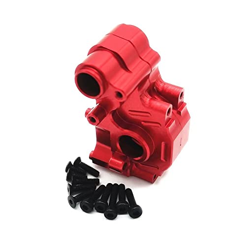 Boîtier de transmission arrière Losi Mini-T 2.0 rouge en alu LOS212017