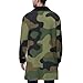 Meaudiwes Fashion Warm Overcoat Double Breasted Trench Coat Lightweight Jacket Windbreaker Cool Camo Military Camouflage