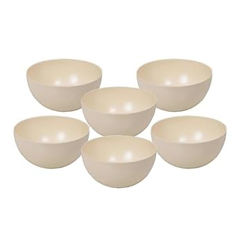 Truly Eco Dinner Set - Bamboo Bowl Set - Non Toxic Reusable
