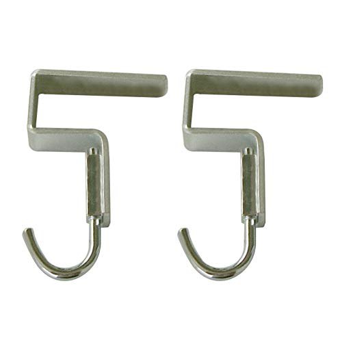 Haidong 2 Pack Student Desk Space Aluminium Alloy Nail-Free Hook Office Bag Hook