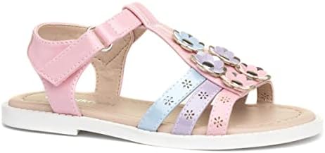 Walkright Girls Pastel Sandal with Flowers