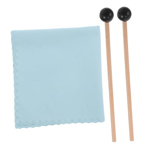 TOYANDONA Tongue Drum con baquetas y paño de limpieza, tambor calmante para exteriores, jardín, para meditación y yoga para adultos, diseño duradero y liviano miniatura 1