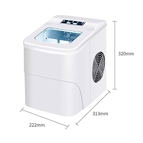 MHGD Eismaschine für kleine Eiswürfel auf der Arbeitsplatte, kompakter Eiswürfelbereiter, selbstreinigendes LED-Display… – Bild 7