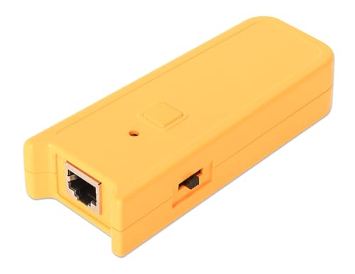 Intellinet Ethernet Cable Port Detector Tester Tool – Locates Port Connections, LED Indicates - for RJ45 Keystone Jacks and Patch Panels with LEDs - 3 Yr Mfg Warranty - 780179