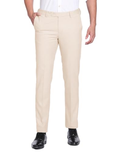 Image of Men's Slim Fit Formal Trousers | Office & Business Wear Pants For Men