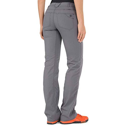5.11 Tactical Women's FlexTac Stretch Fabric Cirrus Pants, Full Gusseted Crotch, Storm, 0/Long