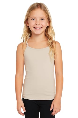 Image of Kurve Girl's Sleeveless Tank Top - Stretch Undershirts Cami Camisole, UV Protective Fabric, Rated UPF 50+ (Made in USA)
