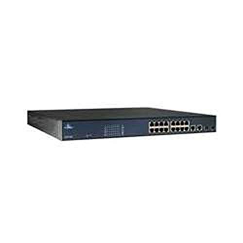 Image of EX17162 - Web-Smart 16-Port 10 /100 PoE+ and 2-Port Combo Gigabit RJ45 /SFP Ethernet Switch