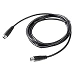  LPIQSPLK Câble mini DIN 8 broches, rallonge mâle vers mâle, câblage droit, moulé des deux côtés(1m)