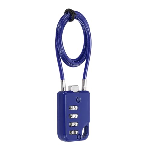 Candado de combinación M METERXITY anticaídas para maletas con cable largo flexible 2
