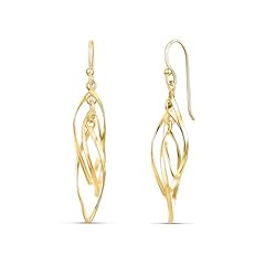 Linear Swirl / 14K Gold Plated