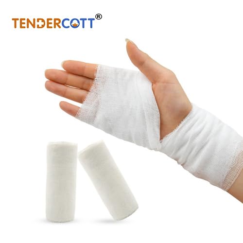 Image of Roller Bandage Non-sterile Tendercott Gauze Roll For Wound Dressing Bandage (10cm x 9mtr - 6 pcs)