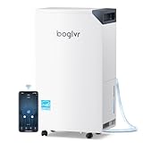 4500 Sq.Ft. Most Efficient Energy Star 2025, Max 80 Pint/D (Standard 52Pint/D) Smart Compressor Dehumidifier with APP/WIFI, Intelligent Humidistat for Basement, Home, Bedroom, Bathroom, Garage