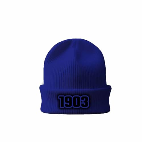 Bonnet 1903 Year Cuffed Beanie Royal hiver chaud stretch