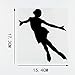 PAOPD Pack d'autocollants de Voiture 15.4 × 17.3CM Patinage Danseur Autocollants étanches pour Voiture Moto Ordinateur Portable Planche à roulettes Autocollants pour Pare-Chocs